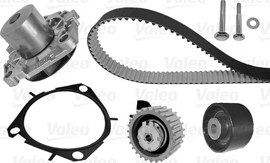 Valeo 614589 - Водна помпа+ к-кт ангренажен ремък vvparts.bg