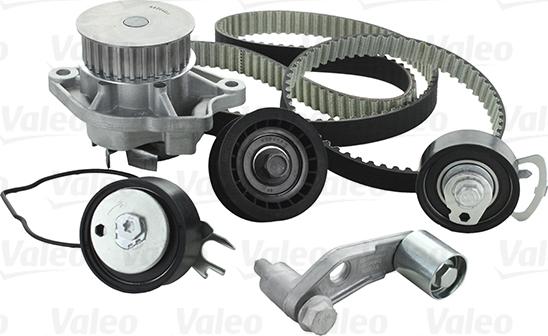 Valeo 614584 - Водна помпа+ к-кт ангренажен ремък vvparts.bg