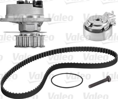 Valeo 614537 - Водна помпа+ к-кт ангренажен ремък vvparts.bg