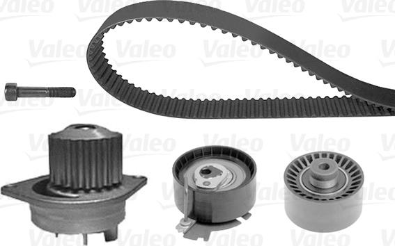 Valeo 614520 - Водна помпа+ к-кт ангренажен ремък vvparts.bg