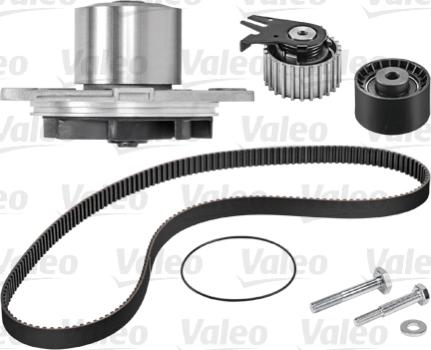 Valeo 614522 - Водна помпа+ к-кт ангренажен ремък vvparts.bg