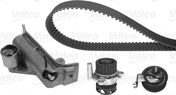 Valeo 614576 - Водна помпа+ к-кт ангренажен ремък vvparts.bg