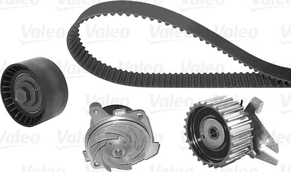 Valeo 614644 - Водна помпа+ к-кт ангренажен ремък vvparts.bg