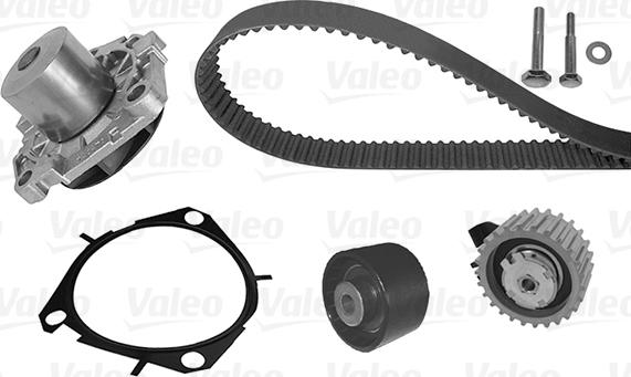 Valeo 614641 - Водна помпа+ к-кт ангренажен ремък vvparts.bg