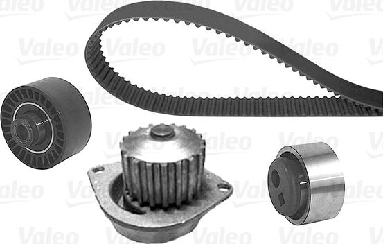 Valeo 614656 - Водна помпа+ к-кт ангренажен ремък vvparts.bg