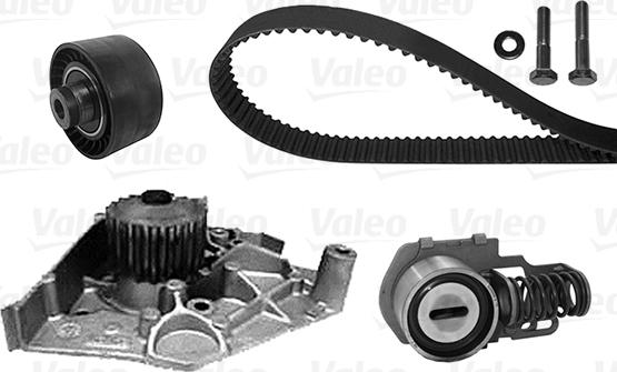 Valeo 614657 - Водна помпа+ к-кт ангренажен ремък vvparts.bg