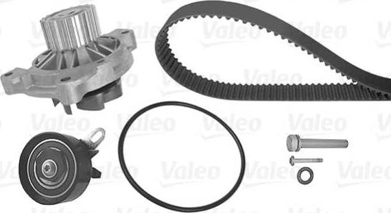 Valeo 614669 - Водна помпа+ к-кт ангренажен ремък vvparts.bg