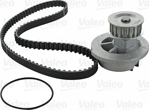 Valeo 614666 - Водна помпа+ к-кт ангренажен ремък vvparts.bg