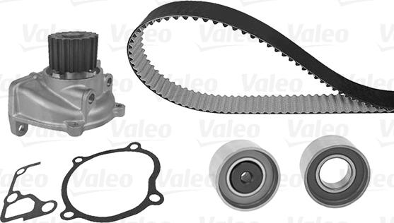 Valeo 614668 - Водна помпа+ к-кт ангренажен ремък vvparts.bg