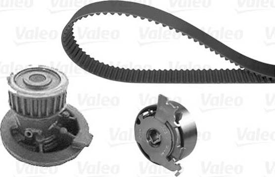 Valeo 614616 - Водна помпа+ к-кт ангренажен ремък vvparts.bg