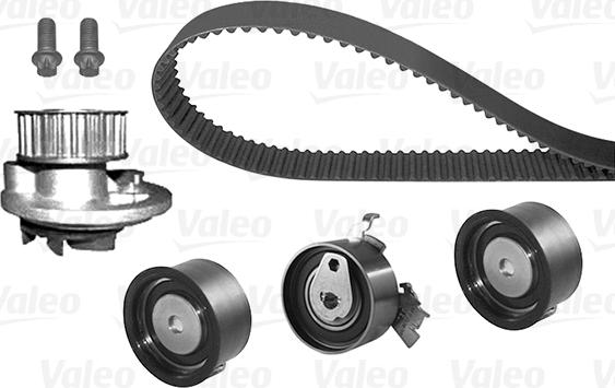 Valeo 614689 - Водна помпа+ к-кт ангренажен ремък vvparts.bg