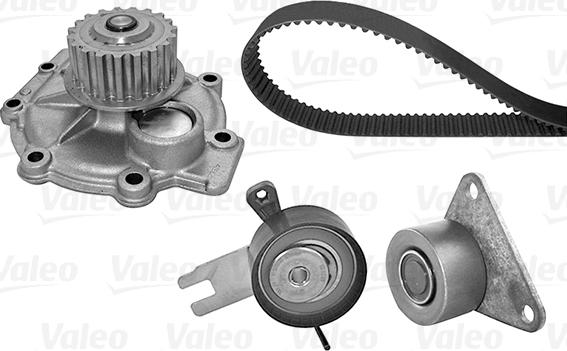 Valeo 614686 - Водна помпа+ к-кт ангренажен ремък vvparts.bg