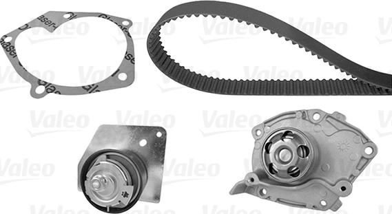 Valeo 614688 - Водна помпа+ к-кт ангренажен ремък vvparts.bg