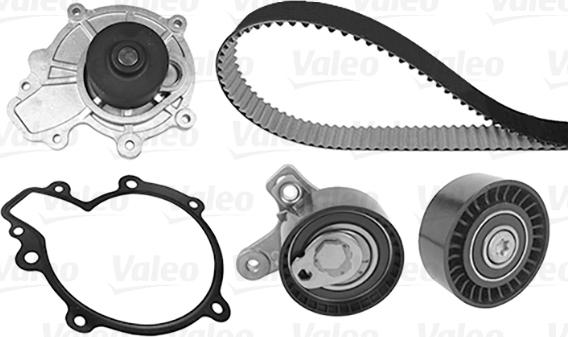 Valeo 614634 - Водна помпа+ к-кт ангренажен ремък vvparts.bg