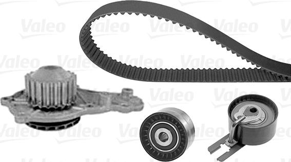 Valeo 614678 - Водна помпа+ к-кт ангренажен ремък vvparts.bg