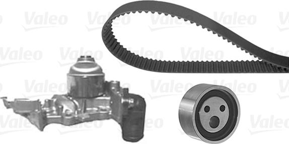 Valeo 614702 - Водна помпа+ к-кт ангренажен ремък vvparts.bg