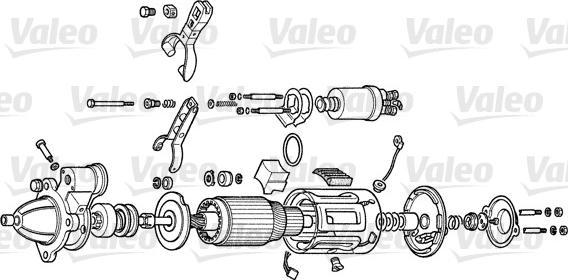 Valeo 6215A - Стартер vvparts.bg