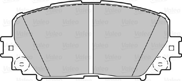 Valeo 670029 - Комплект спирачно феродо, дискови спирачки vvparts.bg