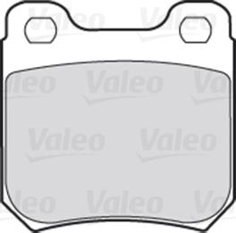 Valeo 670183 - Комплект спирачно феродо, дискови спирачки vvparts.bg