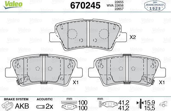 BENDIX 511406 - Комплект спирачно феродо, дискови спирачки vvparts.bg