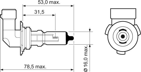 Valeo 032529 - Крушка с нагреваема жичка, фар за дълги светлини vvparts.bg