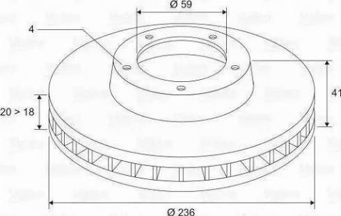 RIDER RD.3325.DF4439 - Спирачен диск vvparts.bg