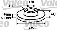 Valeo 186564 - Спирачен диск vvparts.bg