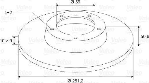 Valeo 186146 - Спирачен диск vvparts.bg