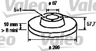 Valeo 186858 - Спирачен диск vvparts.bg