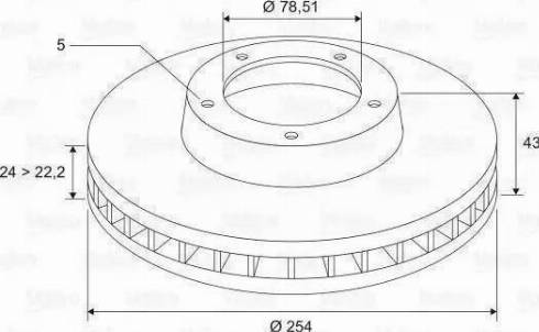 BOSCH 986478160 - Спирачен диск vvparts.bg