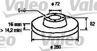 Valeo 186708 - Спирачен диск vvparts.bg