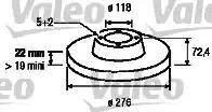 Valeo 187147 - Спирачен диск vvparts.bg