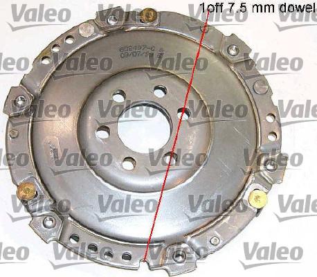 Valeo 801439 - Комплект съединител vvparts.bg