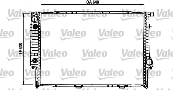 Valeo 819419 - Радиатор, охлаждане на двигателя vvparts.bg