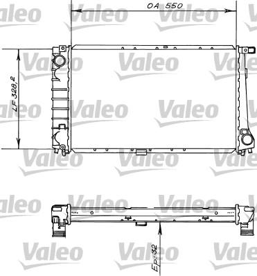 Valeo 819414 - Радиатор, охлаждане на двигателя vvparts.bg