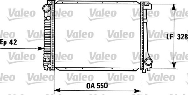 Valeo 819415 - Радиатор, охлаждане на двигателя vvparts.bg