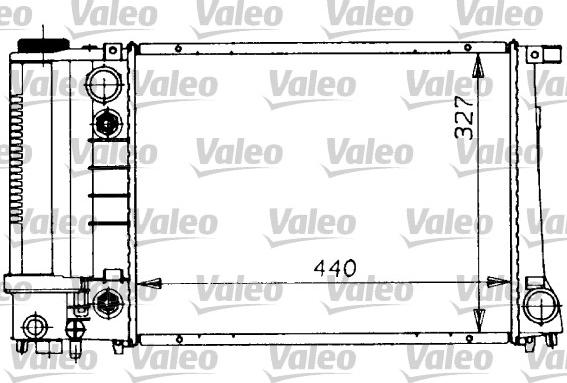 Valeo 819411 - Радиатор, охлаждане на двигателя vvparts.bg