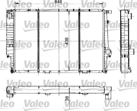 Valeo 819418 - Радиатор, охлаждане на двигателя vvparts.bg