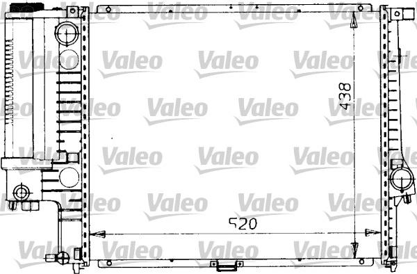 Valeo 819412 - Радиатор, охлаждане на двигателя vvparts.bg