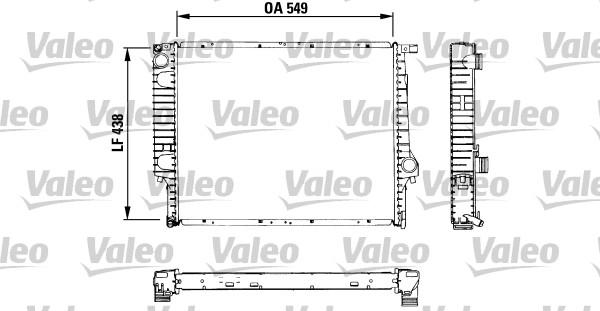 Valeo 819422 - Радиатор, охлаждане на двигателя vvparts.bg