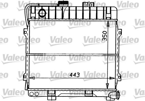 Valeo 819390 - Радиатор, охлаждане на двигателя vvparts.bg