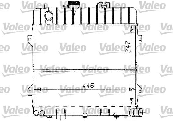 Valeo 819391 - Радиатор, охлаждане на двигателя vvparts.bg