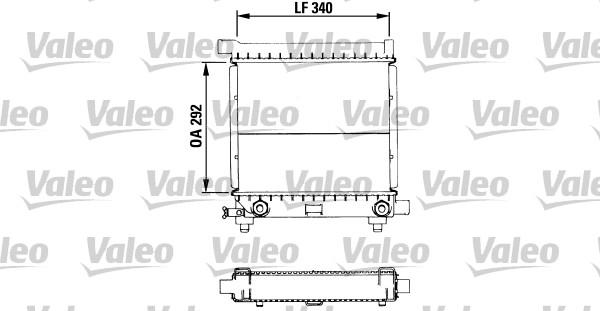 Valeo 819368 - Радиатор, охлаждане на двигателя vvparts.bg