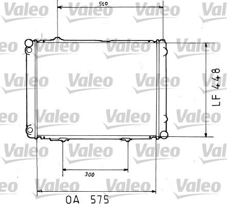 Valeo 819385 - Радиатор, охлаждане на двигателя vvparts.bg