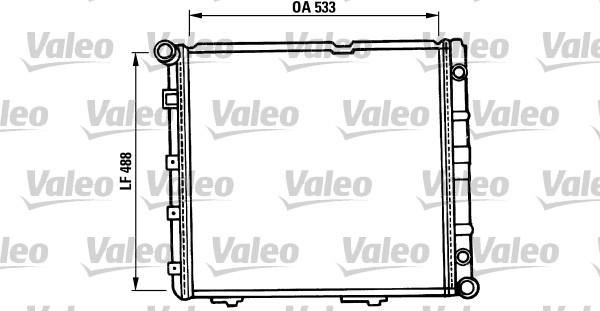 Valeo 819387 - Радиатор, охлаждане на двигателя vvparts.bg