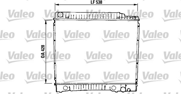 Valeo 819379 - Радиатор, охлаждане на двигателя vvparts.bg