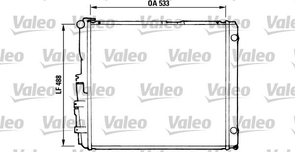 Valeo 819377 - Радиатор, охлаждане на двигателя vvparts.bg
