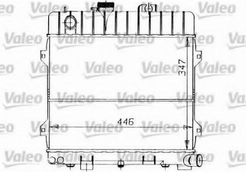 Valeo 819264 - Радиатор, охлаждане на двигателя vvparts.bg