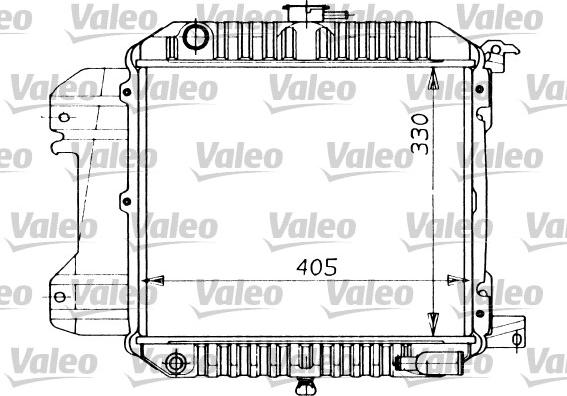 Valeo 819219 - Радиатор, охлаждане на двигателя vvparts.bg