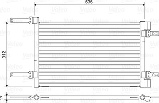 Valeo 814438 - Кондензатор, климатизация vvparts.bg